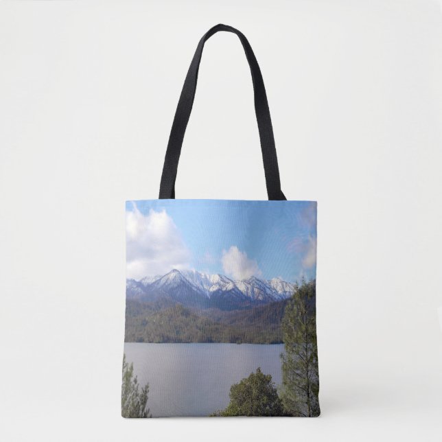 Winter at Whiskeytown Lake... Tote Bag (Front)