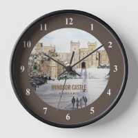 Winter at Windsor Castle Landscape Painting
