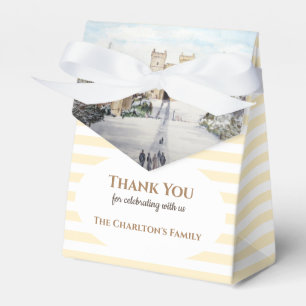 Winter at Windsor Castle Painting Housewarming Favour Box