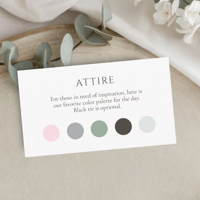 Winter Attire Dress Code Dots Enclosure Card (Creator Uploaded)