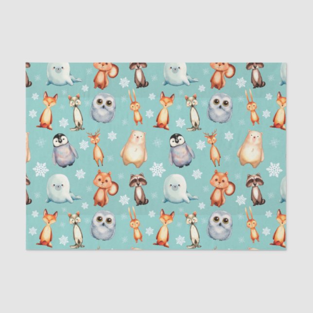 Winter Babies Tissue Paper (Front)