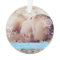 Winter Baby Boy's First Christmas Snowflakes Blue
