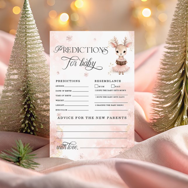 Winter Baby Deer Prediction for Baby Card (Creator Uploaded)