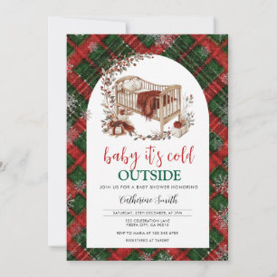 Winter Baby It’s Cold Outside Baby Shower Invitation