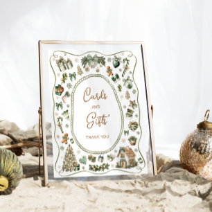 Winter Baby It's Cold Outside Cards and Gifts Poster