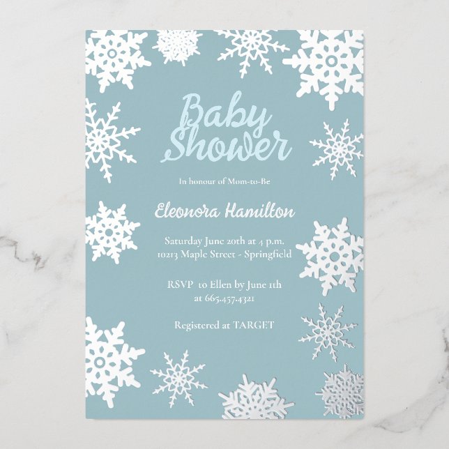 Winter Baby Shower (Front)