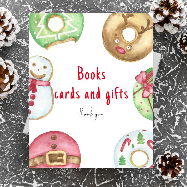 Winter baby shower Books cards and gifts Poster (Creator Uploaded)