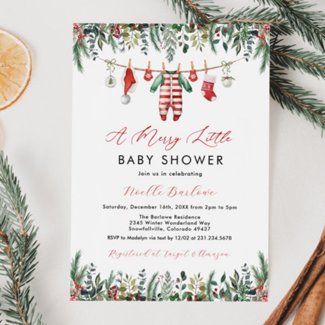 Winter Baby Shower Invitation (Creator Uploaded)