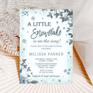 Winter Baby Shower Invitation