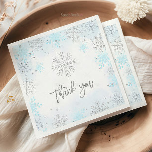 Winter Baby Shower It's Cold Outside Napkin