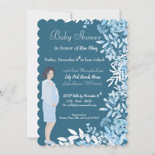 Winter Baby Shower Thank You Card