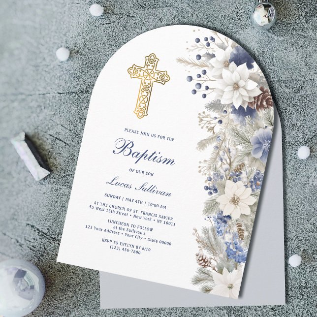 Winter Baptism Invitation (Creator Uploaded)