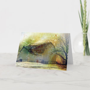 Winter Barn All Occasions  Card