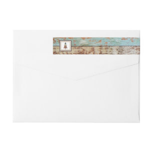 Winter Barn Wrap Around Label