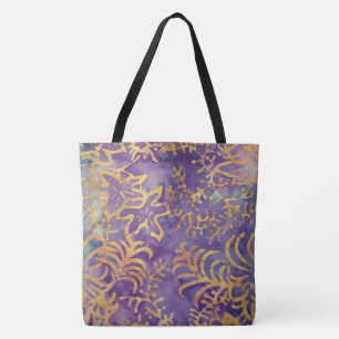 Winter Batik Tote Bag
