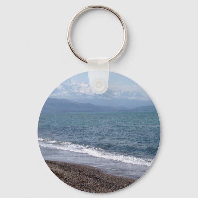 Winter Beach Keychain (Front)