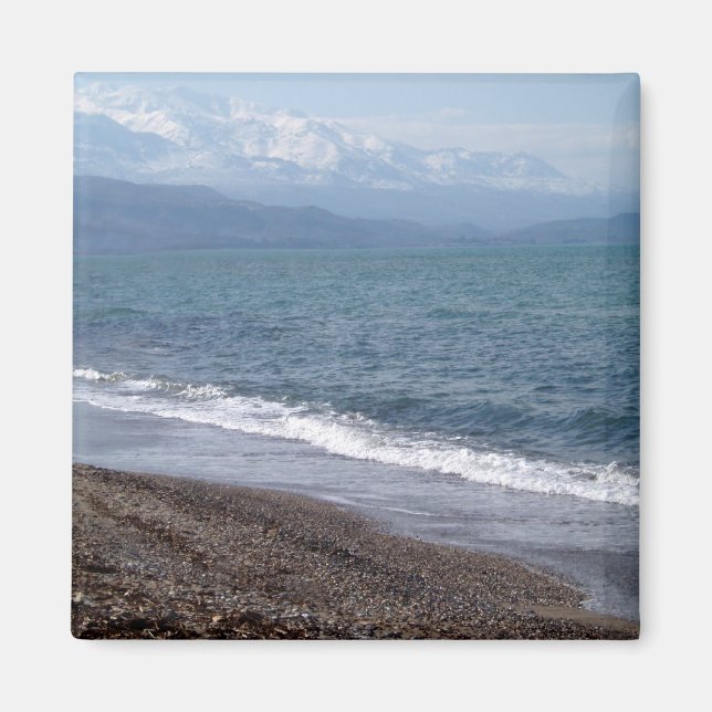 Winter Beach Magnet (Front)