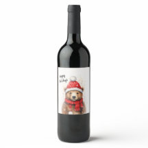 Winter Bear in a Cosy Red Hat