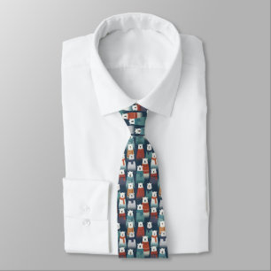Winter Bear Neck Tie