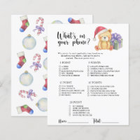Winter Bear - What's on your phone game