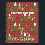 Winter Bear White Christmas Red Buffalo Plaid Notebook<br><div class="desc">Winter Bear White Christmas Red Buffalo Plaid Notebook - Adorable designs that featuring lovely winter bears with snowy winter pine tree on red buffalo plaid pattern. All the texts are pre-arranged for you to personalise easily and quickly with your details. Merry Christmas and Happy New Year !</div>