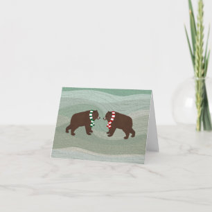 Winter Bears Greeting Card