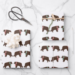 Winter Bears Wrapping Paper Sheets