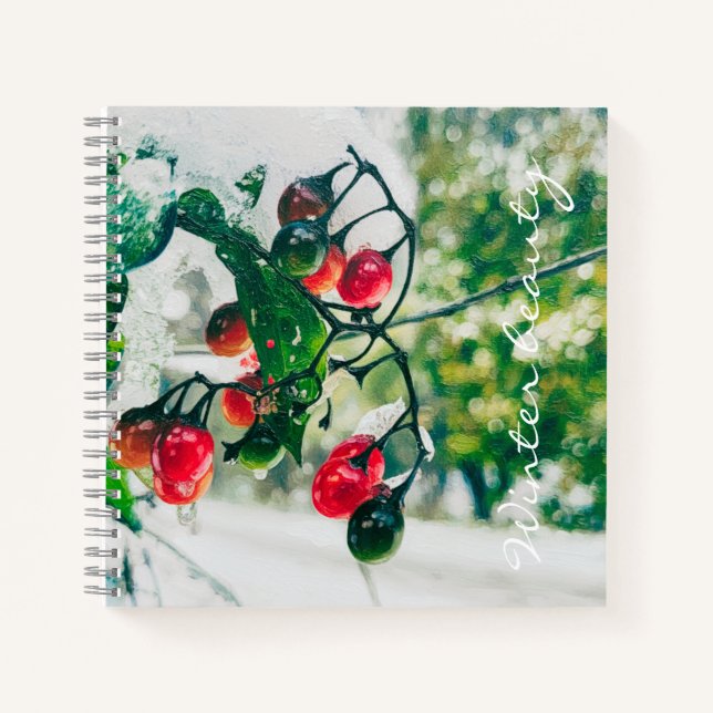 Winter beauty 1 notebook (Front)