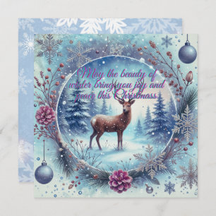 Winter Beauty Christmas Card