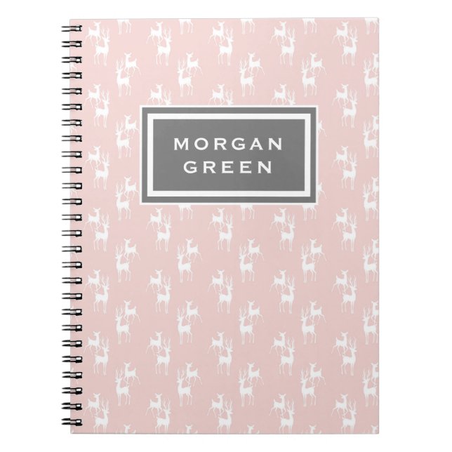 Winter Beauty ⎢Monogram Notebook (Front)