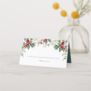 Winter Berries Place Card