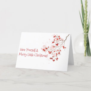 Winter Berry Holiday Christmas Card