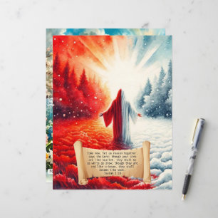 Winter Bible Verses Paper Craft Cardstock