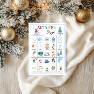 Winter Bingo Cards Winter Games for Kids Printable