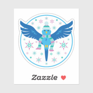 Winter Bird Sticker