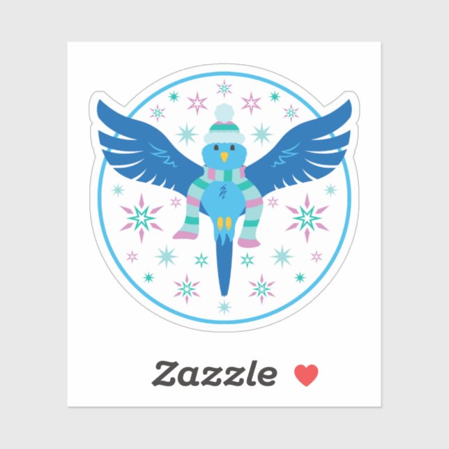 Winter Bird Sticker (Sheet)