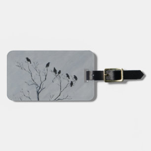 Winter Birds Luggage Tag