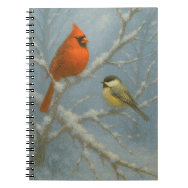 Winter Birds Notebook (Front)