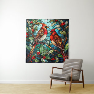 Winter Birds Tapestry