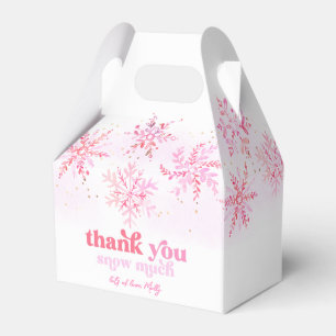 Winter Birthday Favour Boxes