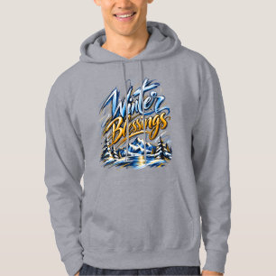 Winter Blessings Custom Family Men Women Kids Hoodie