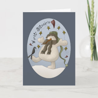 Winter Blessings Holiday Card