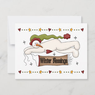 Winter Blessings Tshirts and Gifts