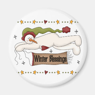 Winter Blessings Tshirts and Gifts Magnet