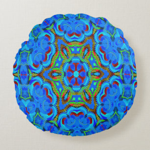 Winter bloom..... round cushion