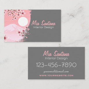 Winter Blossom Business Card