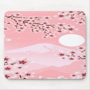 Winter Blossom Mouse Pad