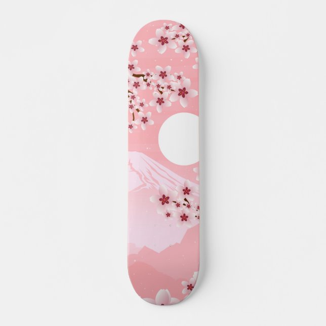 Winter Blossom Skateboard (Front)