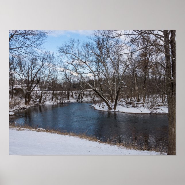 Winter Blue James River Poster (Front)