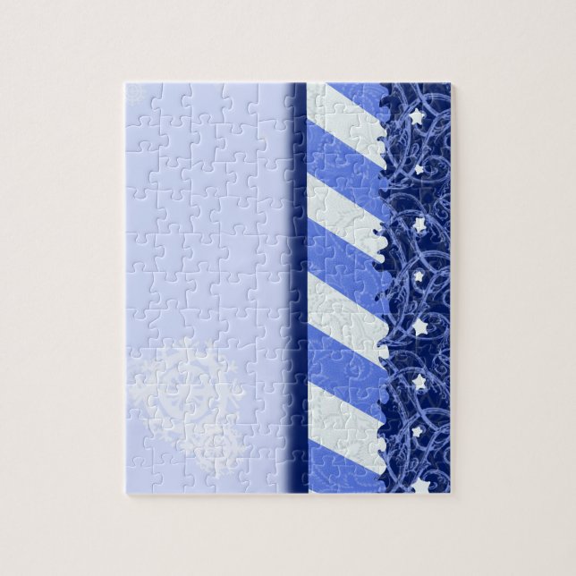 Winter Blue Jigsaw Puzzle (Vertical)